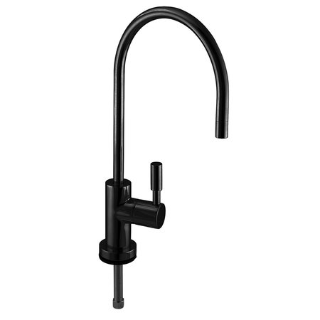 Westbrass Contemporary 11" Cold Water Dispenser in Matte Black D2036-NL-62